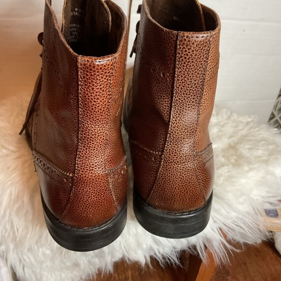 Marc NY by Andrew Marc Baycliff brown leather wingtip chukka boots 11 NWT main image 7